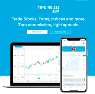 How do I open a Trading 212 practice account?